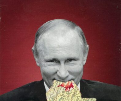 Putin eating Ukraine