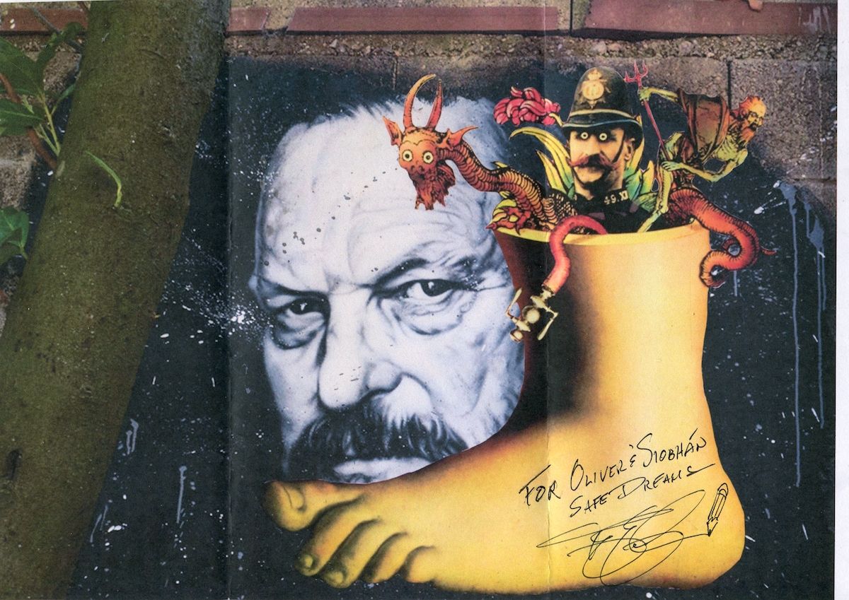 Terry Gilliam letter to Pocket Satire, recto