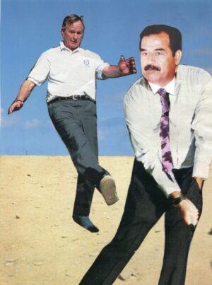 Kicking Saddam