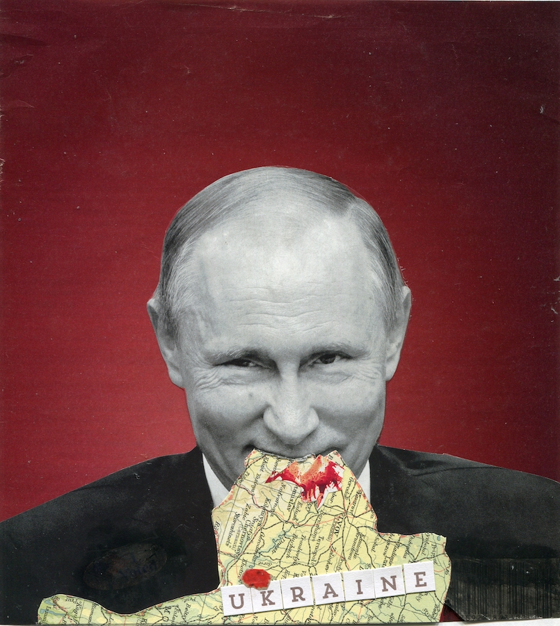 Putin eating Ukraine